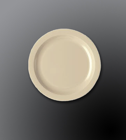 Narrow Rim Ceramic Dinnerware Dover White Plate 5.5" Dia.